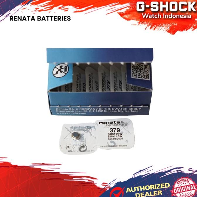 DISKON Baterai Battery Batre Renata SR521SW SR 521 SW / Renata 379 Original MURAH