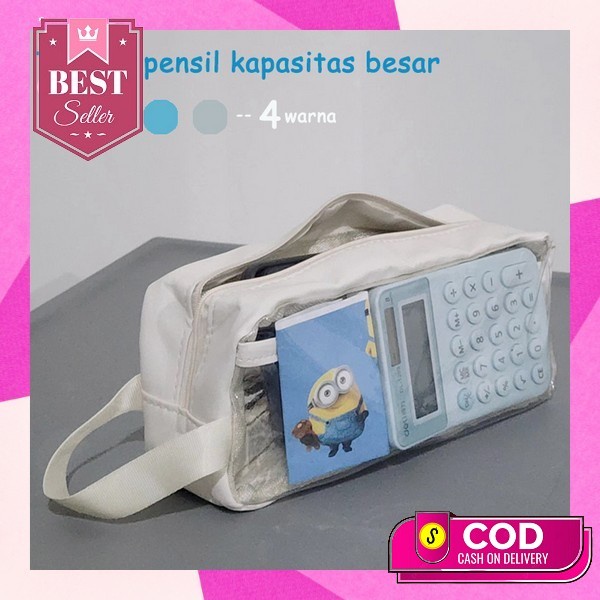 

One-A61 Tempat Pensil Anak Transparan Motif Kartun Pencil Case Multifungsi Ala Korea Pouch Serbaguna / Tempat Alat Tulis Tempat Pulpen Perlengkapan Sekolah Tempat Pensil Kapasitas Besar Transparan-Suning Mall