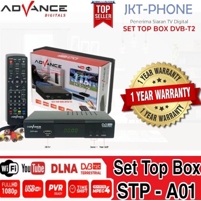 ADVANCE SET TOP BOX ADVANCE STB DVB-T2 STP-A01