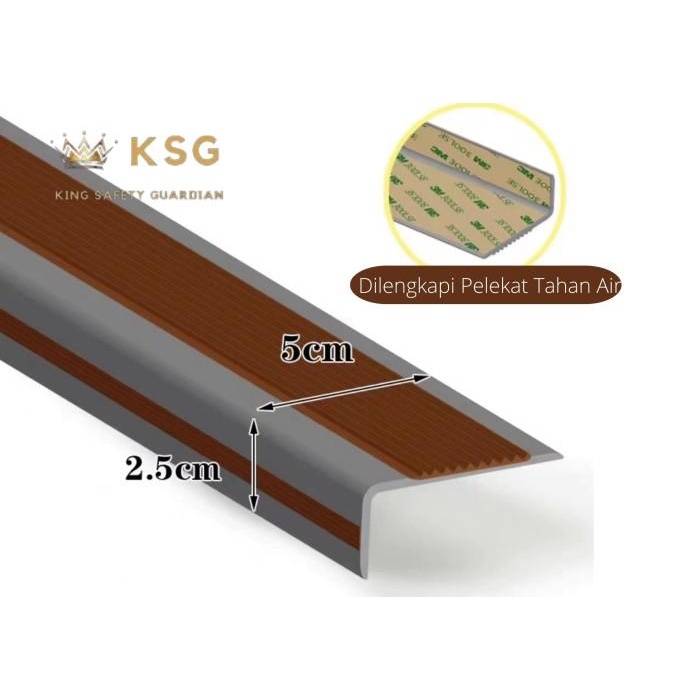 Terlaris Lis Tangga Pengaman Anti Slip Tangga 5Cm/ Anti Slip Tangga L