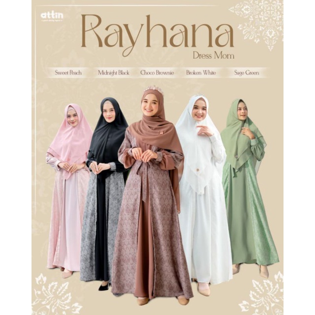 ATTIN - SARIMBIT RAYYAN RAYHANA BY ATTIN / SARIMBIT ATTIN 2023 / BAJU COUPLE KELUARGA BUSUI SYARI / 