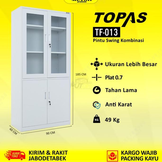 

Terbaru Topas Tf-013 Lemari Arsip Kantor Lemari Besi - Kombinasi Swing Berkualitas