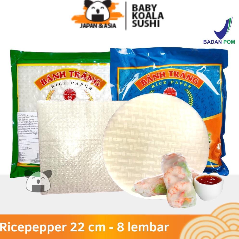 

MEN SALE BANH TRANG Vietnam Rice Paper 22 cm 8 s │ Kulit Lumpia Springroll Import