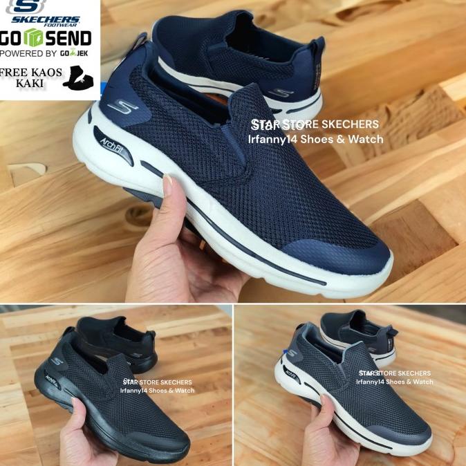New Sepatu Skechers Go Walk Arch Fit Original Skechers Pria Discount