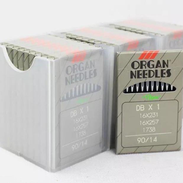 Stok terbaru  Jarum Organ DB x 1/DBX1 Mesin Jahit Industri Jarum 1 Typical/Juki/Brother Original Jap