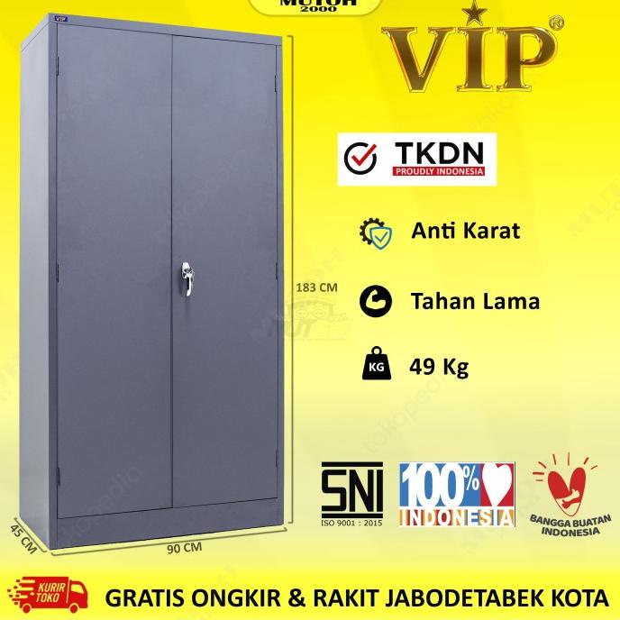 

Best Seller Lemari Arsip Lemari Besi Pintu Swing Tarik Vip V-202 Sale