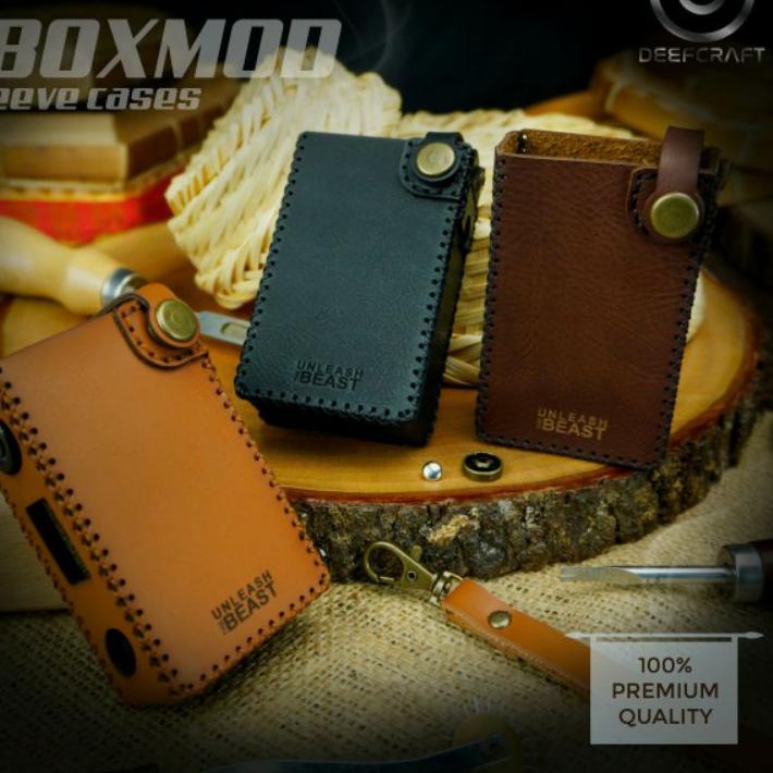 API939 Premium Sleeve Case Alexa Boxmod Free Tali Lanyard / Holder Case Alexa boxmod leather sleeve 