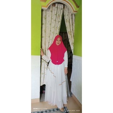 RIANA HIJAB OVAL S FRAMBOS