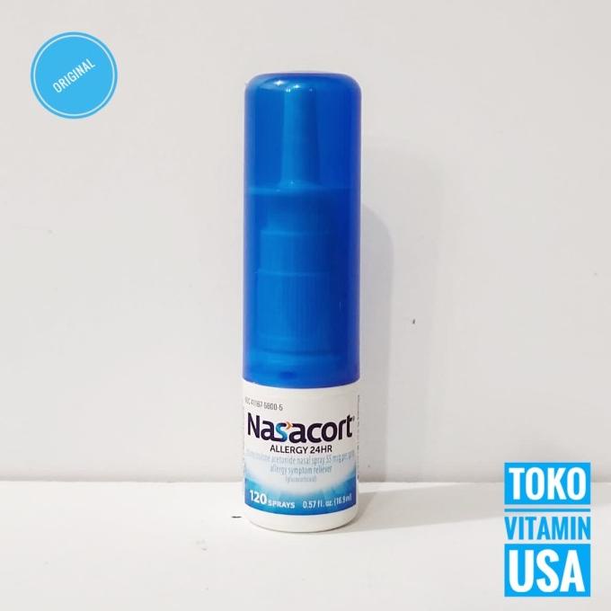 Nasacort Allergy 24Hr Semprotan Hidung Tersumbat Bersin