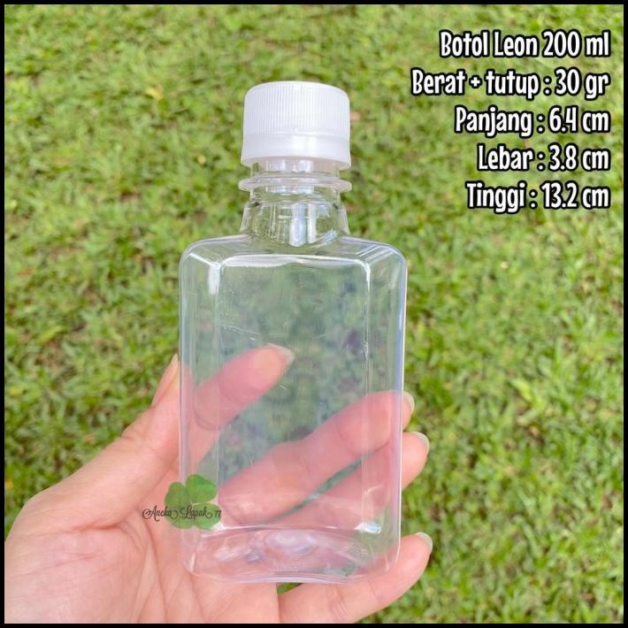 Botol Leon 200 Ml Botol Plastik Tebal 200 Ml Botol Kopi Unik 200 Ml