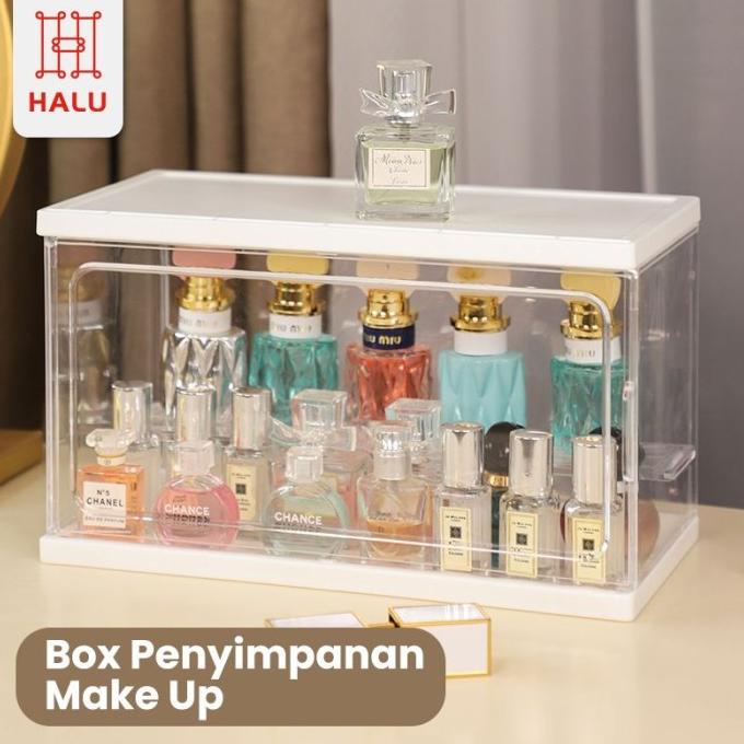 Halu Rak Parfum Acrylic Organizer Tempat Parfum Skincare MakeUp HRM318