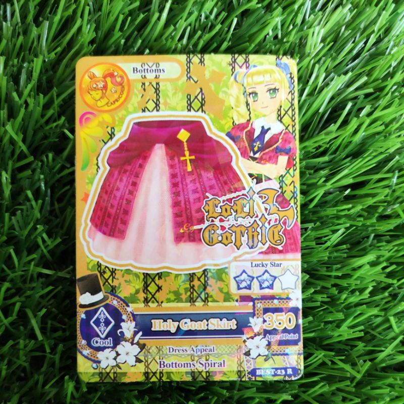 kartu aikatsu non ori holy goat skirt loli gothic