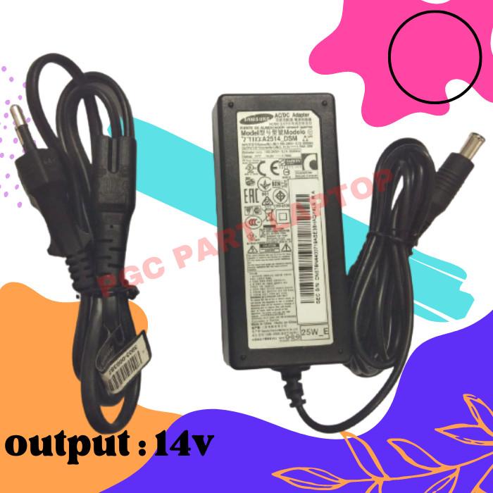 Terlaris Adapter Monitor Led Lcd 14V Original Semua Tipe Samsung 1,786A 25W