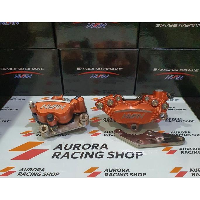 PAKET KALIPER NISSIN SAMURAI SET 4 PISTON & 2 PISTON YAMAHA XMAX 250