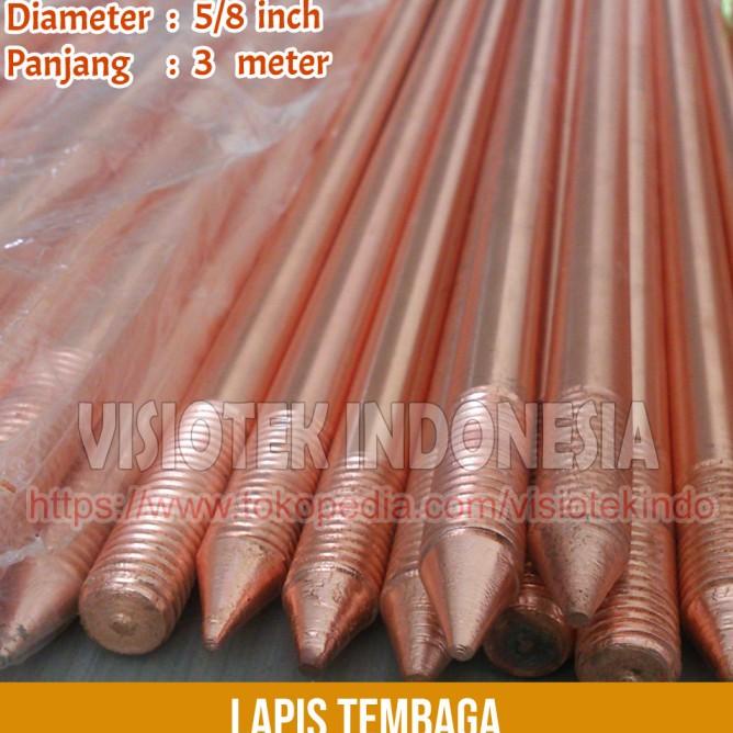 Copper Bonded Rod / Stik Rod Lapis Tembaga / Grounding Rod