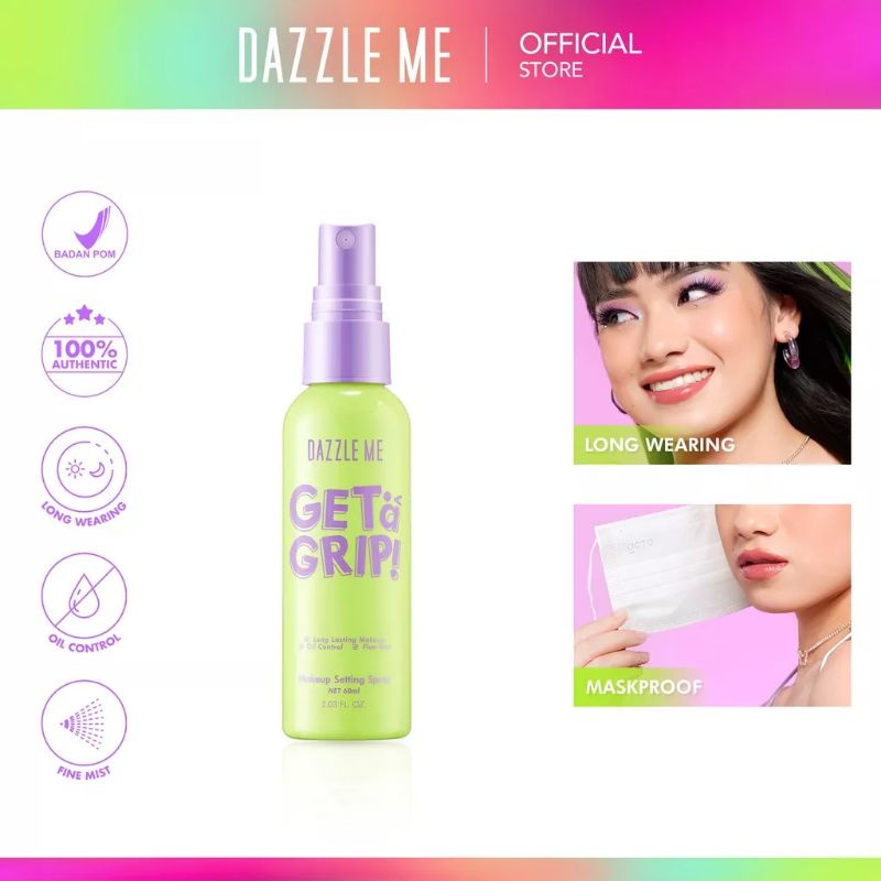 DAZZLE ME Get a Grip! Makeup Setting Spray 60ml