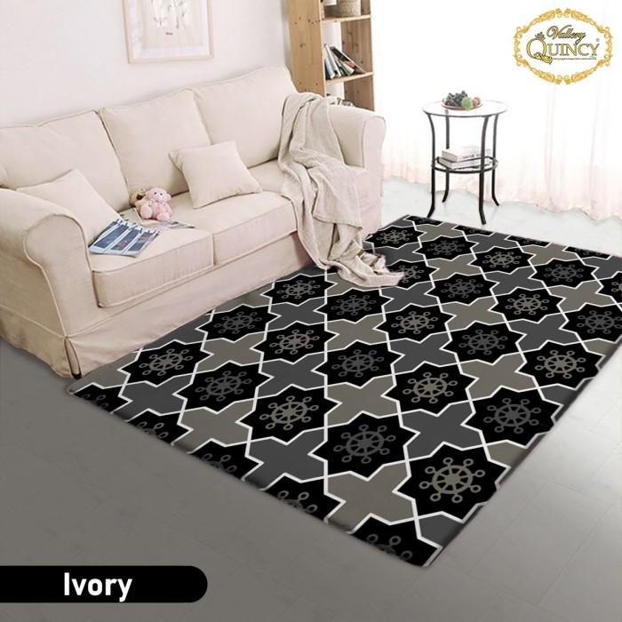 Permadani Karpet Lantai Anti Slip Vallery Quincy Uk 150X200 Tebal 2Cm