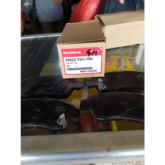 kampas/kanvas rem depan honda jazz/city/brio (1 set)