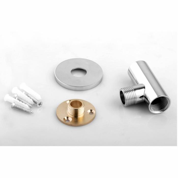 Holder Pipa Extension Shower Set + Arm shower bahan stainless steel