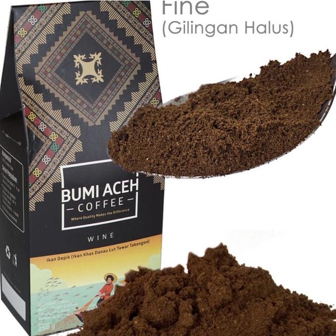 

Kopi Arabica Wine Aceh Gayo Takengon 250Gr