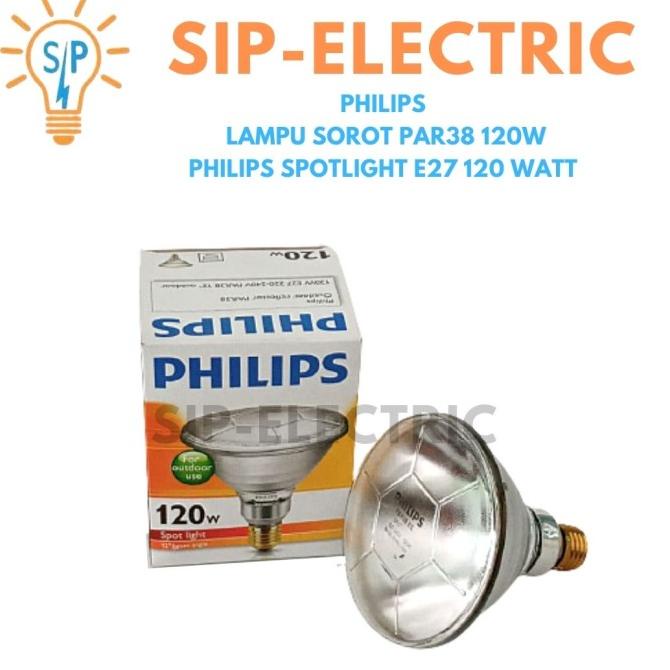 PHILIPS LAMPU SOROT PAR38 120W / PHILIPS SPOTLIGHT E27 120 WATT