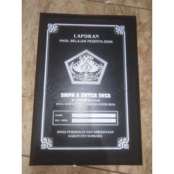 Map ijazah cetak sablon