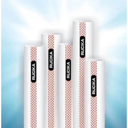 Terlaris Pipe Pipa Pvc 8" Rucika Wavin Aw / D 8 In Inch Inci Pralon Paralon 4M/Btg