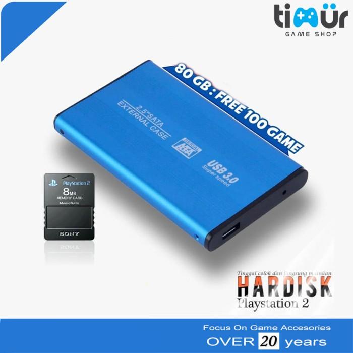 Terlaris Harddisk Hardisk Hdd Eksternal Ps2 Support Semua Ps2 Full Game 80Gb