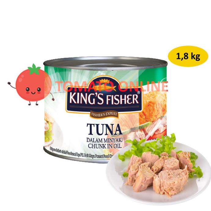 

King's King Fisher Kingfisher / Tuna Chunk in Oil / 1800gr gram 1,8kg nov