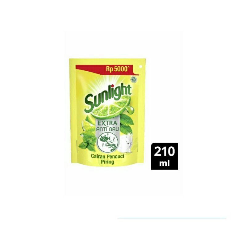 Sunlight Pencuci Piring Mint Anti Bau 21OmL
