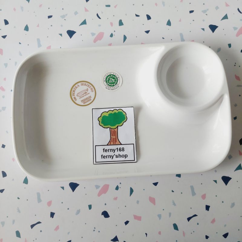 Piring melamin sekat piring golden dragon PC1509