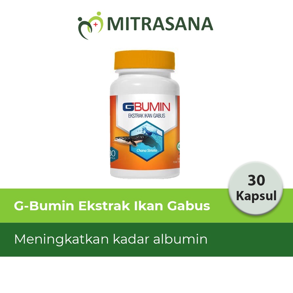 G-Bumin Ekstrak Ikan Gabus 30 Kps