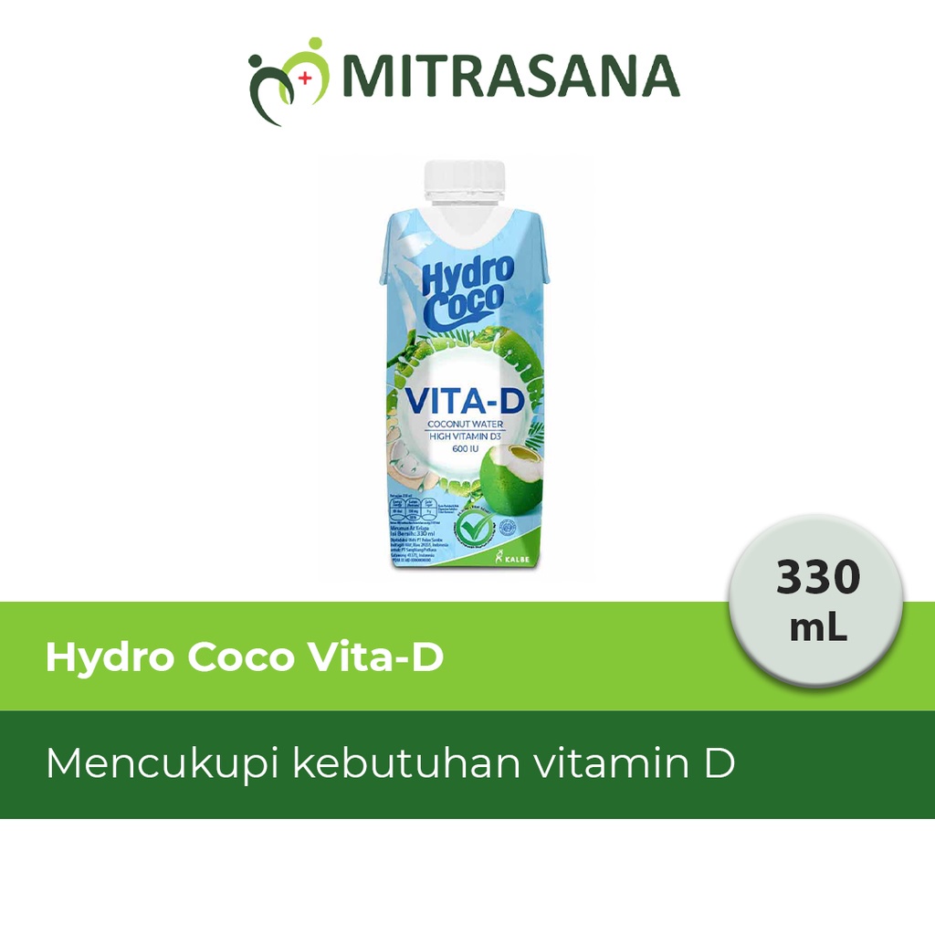 

Hydro Coco Vita-D Memenuhi Kebutuhan Vitamin D - 330ml