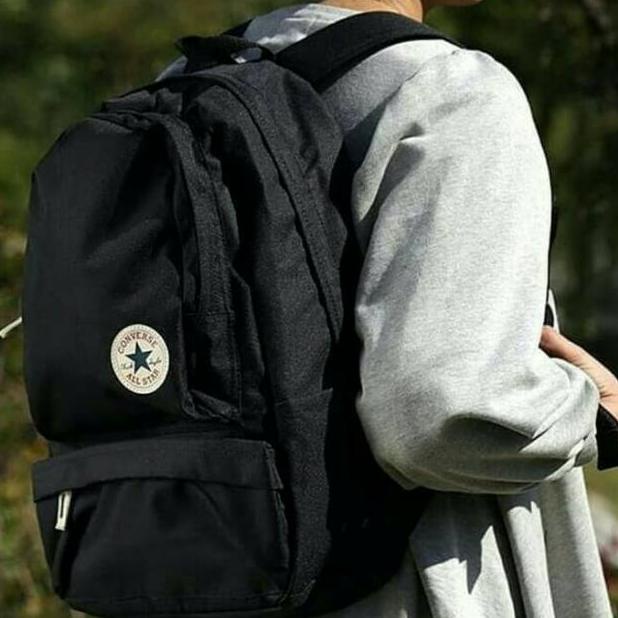PROMO Tas Converse Allstar Original Premium / Tas Ransel Sekolah Kuliah Camping / Tas Cowok Cewek