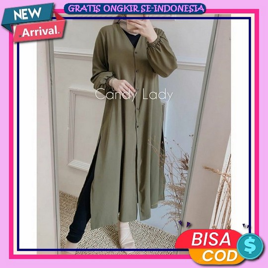Baju Anak Perempuan Import Blouse Korean Style Fashion Muslim Tunik Remaja Kekinian 2023 Korean Styl