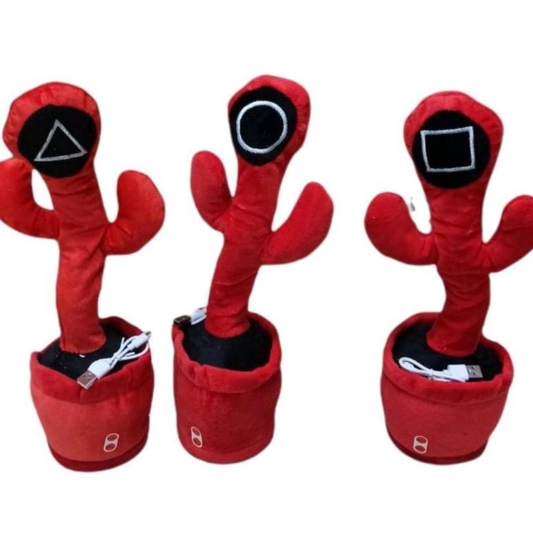 Dancing Kaktus aksesoris Mainan kaktus joget murah - squid game MAINAN VIRAL