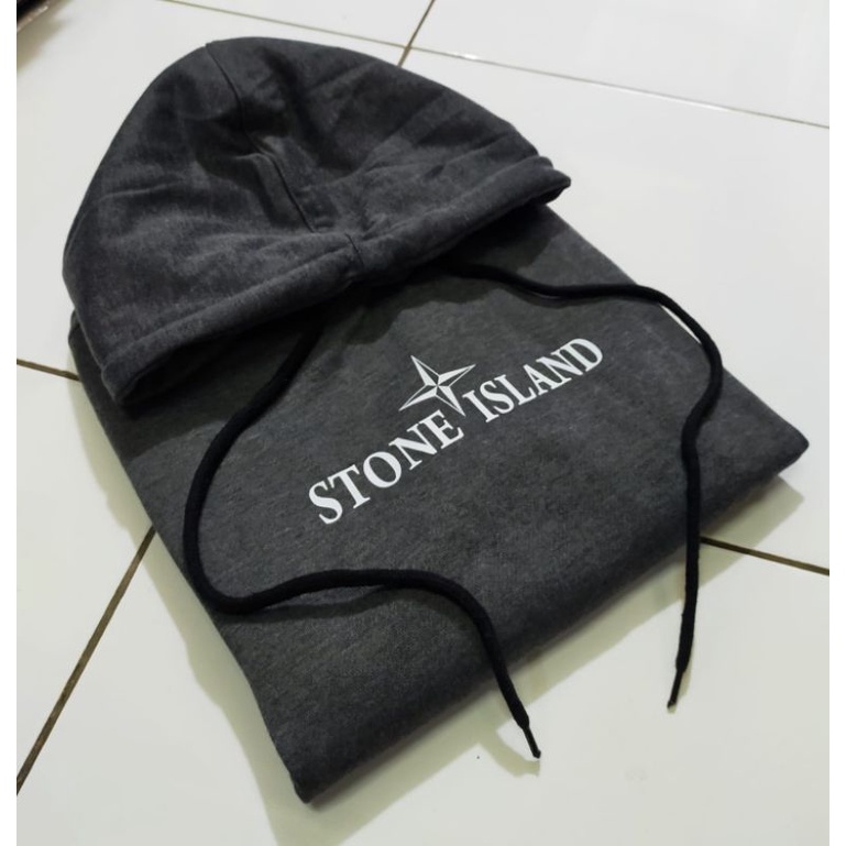 STONE ISLAND HODDIE (Sablon) L-XL (Pria & Wanita)