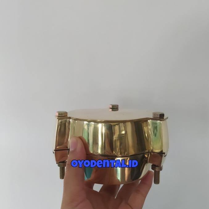Dental kuvet cuvet Kuningan untuk pembuatan gigi size besar