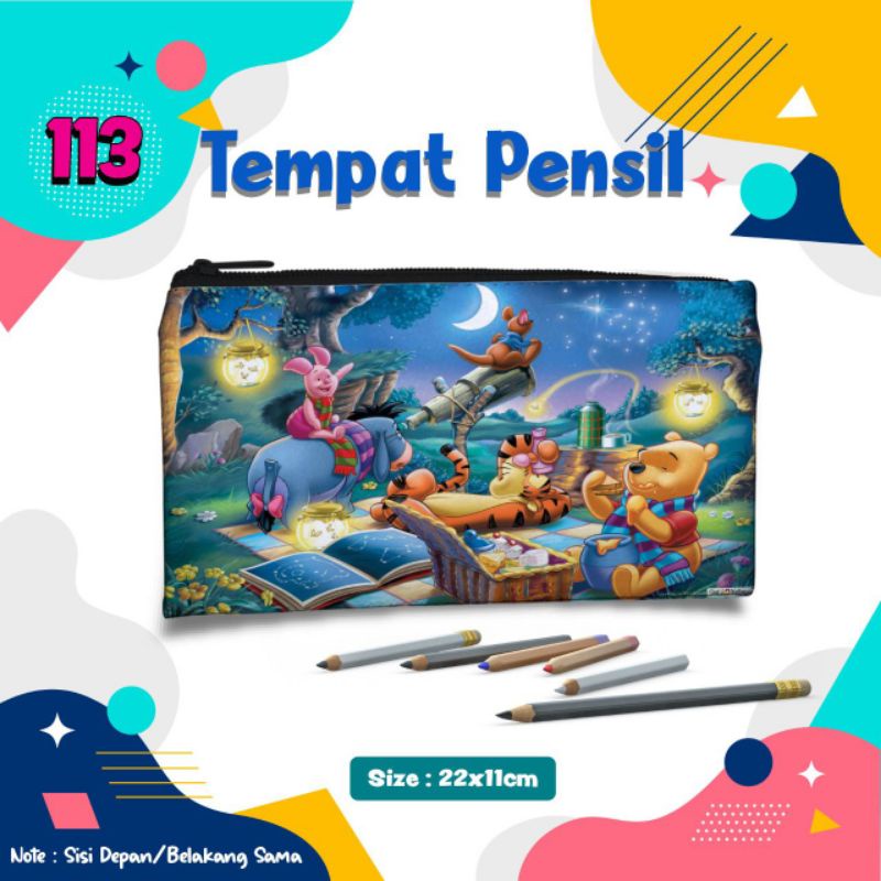 

Winny The Pooh And Friends Tempat Pensil 113 Pouch Custom Nama Foto Souvenir Kado Hadiah Wadah Kotak Dompet