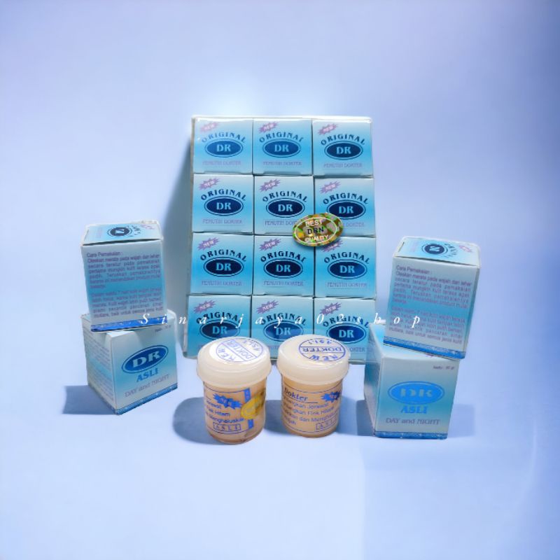 12 Pcs - Cream DRN DR new Original Whitening Crem DRN Biru Muda