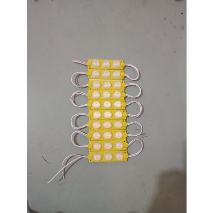 Lampu LED 3 mata - Kuning