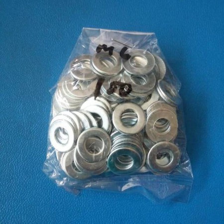 Ring plat M6 Lebar TEBAL PUTIH 1/4 Tebal 100 pc