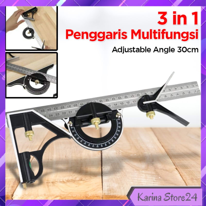 

SILVERLINE 3 IN 1 PENGGARIS MULTIFUNGSI ADJUSTABLE ANGLE 30CM - 991857