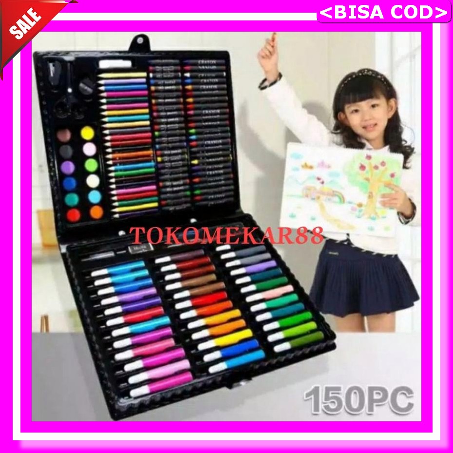 

(48 Pcs) Krayon 48 Warna Joyko Op-48S Oil Pastels Crayon Aman Murah Anti Air Hard Case Art Set Isi 150 Pcs Pensil Crayon Warna Set Alat Lukis