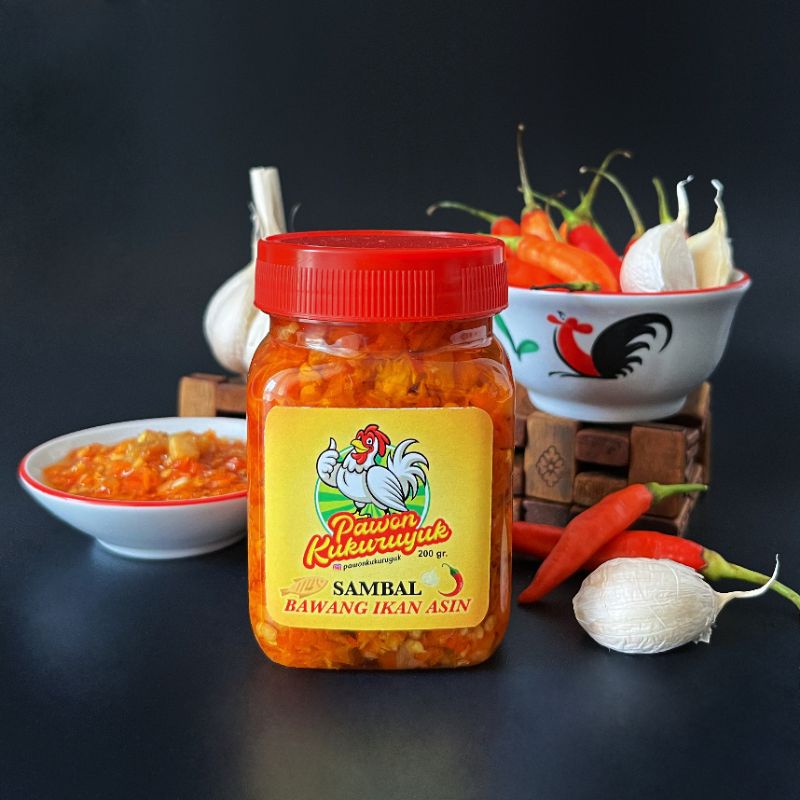 

PAWON KUKURUYUK Sambal Bawang Ikan Asin Pedas Homemade Sambel Indonesia Nusantara Enak Gurih Ikan Asin Asli