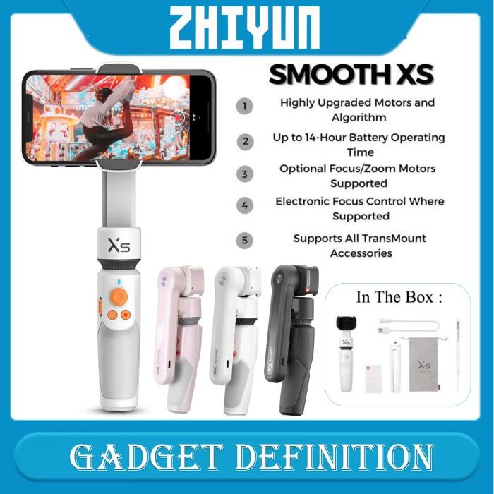 Terlaris Zhiyun Smooth Xs - Gimbal Smartphone Stabilizer Tripod Tongsis