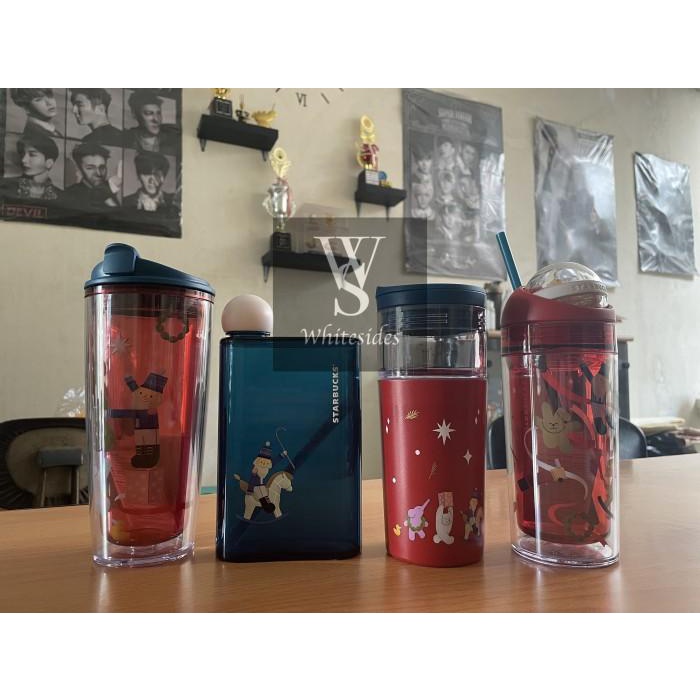 2022 Christmas Edition Holiday Tumbler Starbucks Bottle Reusable Cup