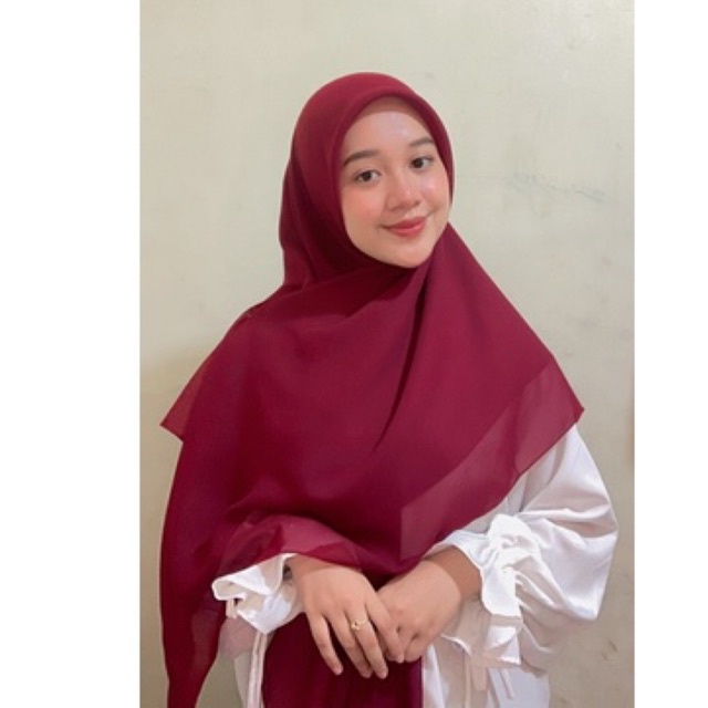 HIJAB SEGI EMPAT SYAR'I 130x130 BELLA SQUARE JUMBO|| JILBAB JUMBO 130X130 BELLA SQUER|| SEGI EMPAT BELLA SYAR'I 130x130