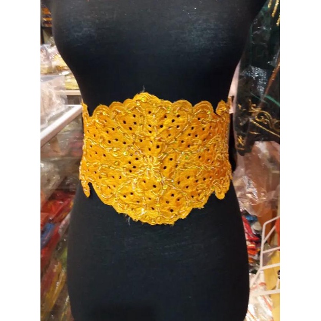 Aksesoris pinggang/obi bordir payet kebaya