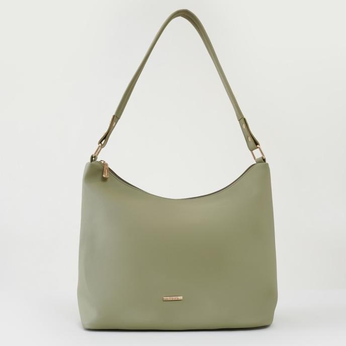 Woman'S Bag Tas Wanita Besar Hobo Sage Green Merche Berkualitas